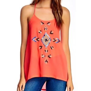 Cecico Coral Aztec Detail Tank M